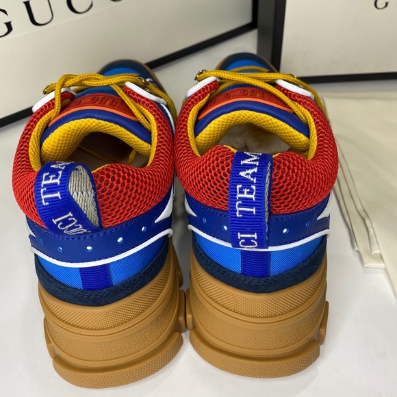 ‼️SOLD‼️Gucci Men's FLASHTREK Sneakers SIZE 9 NWB - Picture 6 of 12